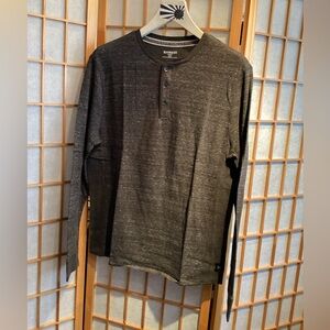 Express Waffle Long Sleeve Henley Men's Size Large